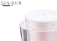 O cosmético plástico do mini espaço livre de creme cor-de-rosa do frasco range a garrafa para o cuidado 15ml 30ml SR-2398A do olho