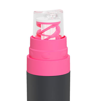 Mono plástico recipiente de amostra personalizado casaco de viagem embalagem 5ml 8ml 10ml mini garrafa de bomba sem ar