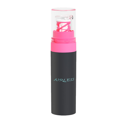 Mono plástico recipiente de amostra personalizado casaco de viagem embalagem 5ml 8ml 10ml mini garrafa de bomba sem ar