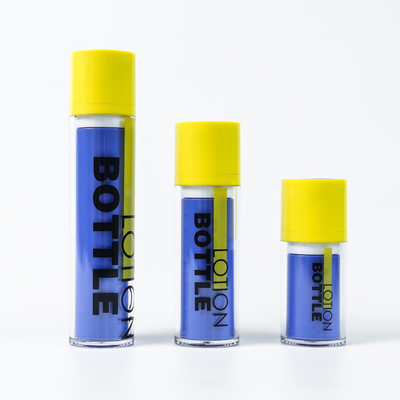 Moda 15ml 30ml 50ml Botão giratório cosmético para embalagens de cuidados com a pele com serigrafia