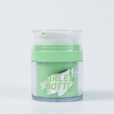 Garrafa de PET vazia Garrafa de bomba sem ar para material de PP personalizado Recipiente de creme corporal recarregável