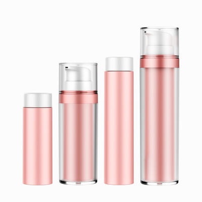 Embalagem de PET de 30 ml 50 ml de bomba Cosmético Reemplável Reemplável PET de parede dupla Frasco de creme facial
